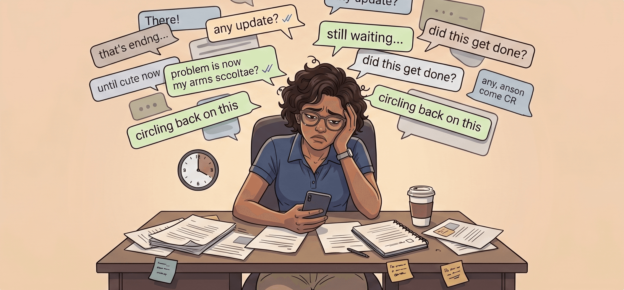 Founder overwhelmed by WhatsApp messages